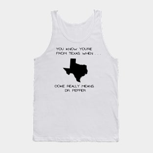 Texas - Coke (Light Colors) Tank Top